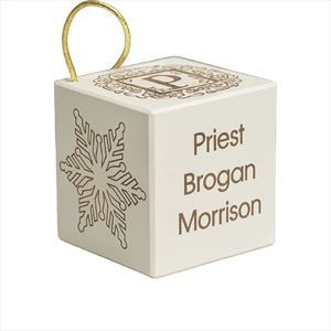 Baby's First Christmas Ornament Modern